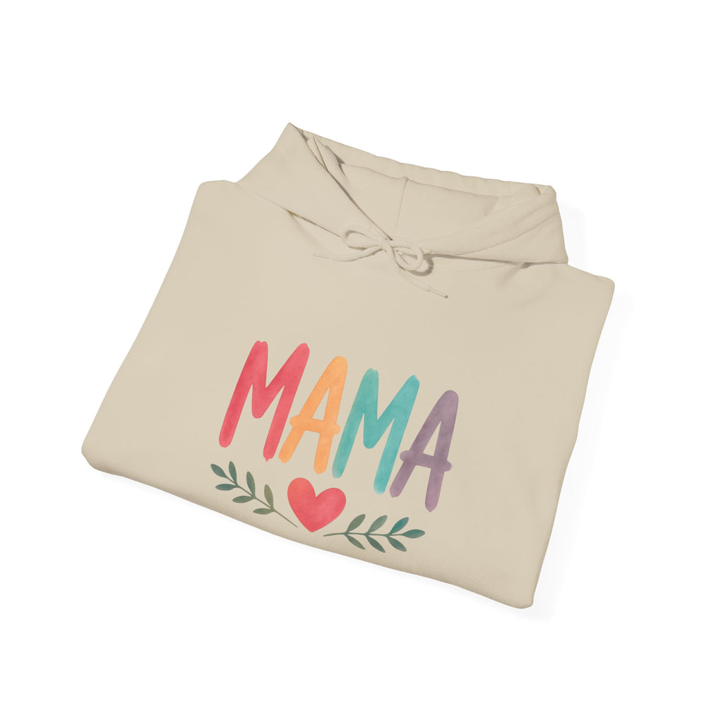 Rainbow Mama Hoodie – Cute Mom Sweatshirt, Mother’s Day Gift, Minimalist Mama Pullover, Trendy Mom Outfit, Cozy Gift for Moms