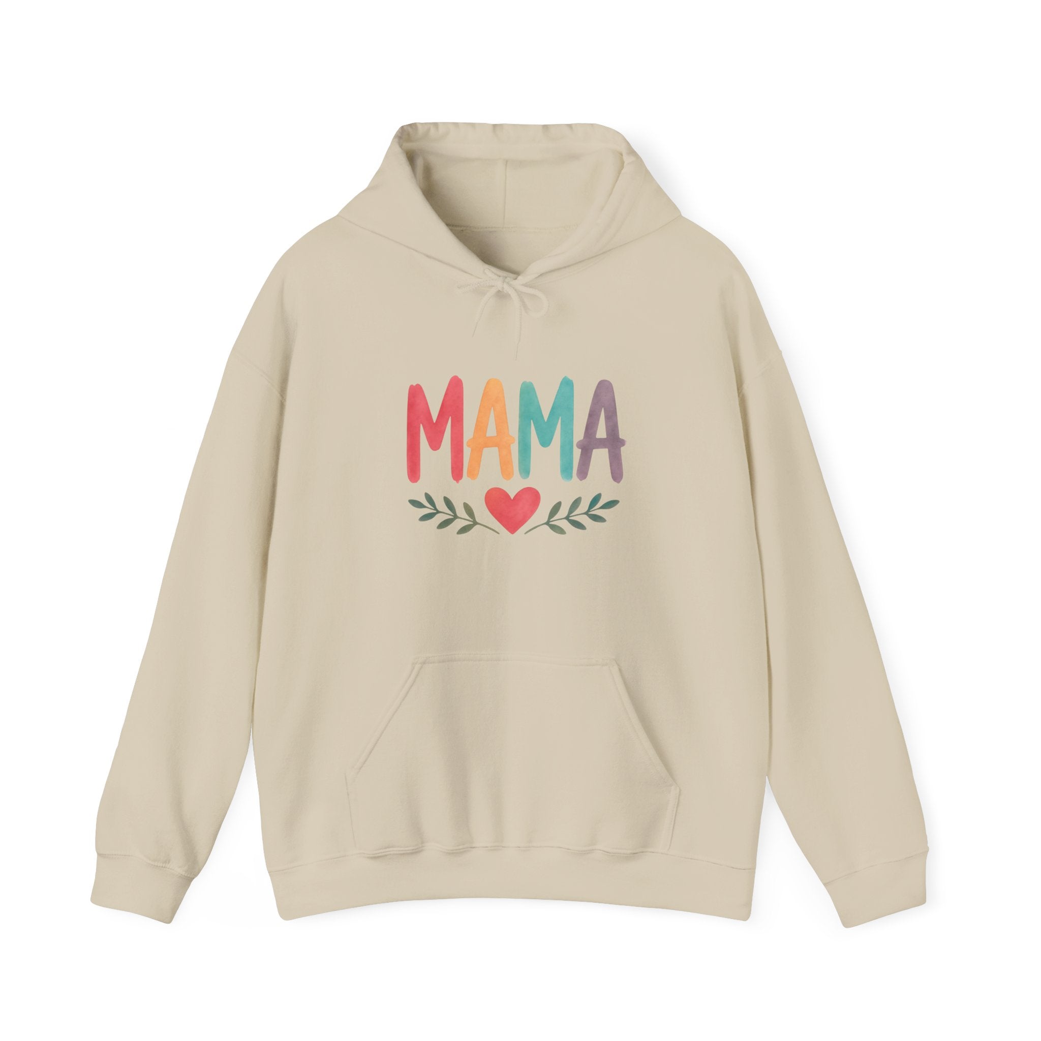 Rainbow Mama Hoodie – Cute Mom Sweatshirt, Mother’s Day Gift, Minimalist Mama Pullover, Trendy Mom Outfit, Cozy Gift for Moms