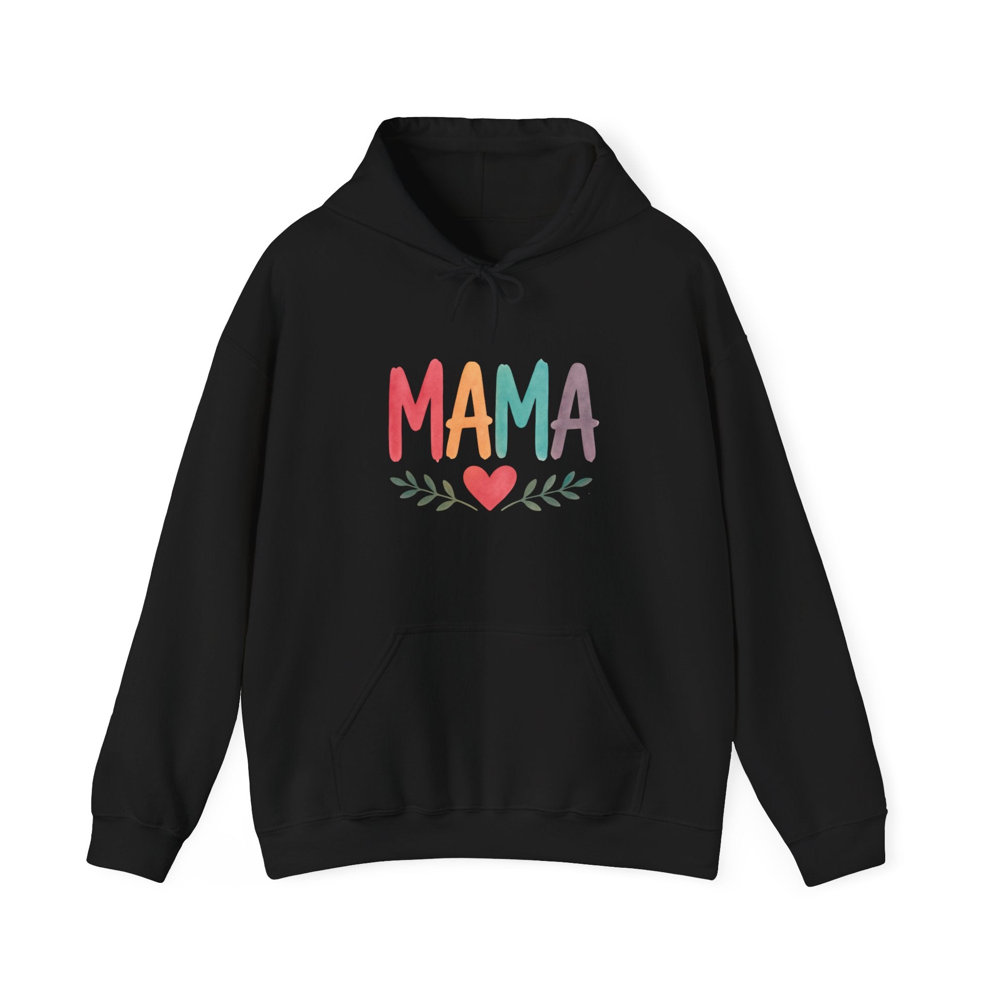 Rainbow Mama Hoodie – Cute Mom Sweatshirt, Mother’s Day Gift, Minimalist Mama Pullover, Trendy Mom Outfit, Cozy Gift for Moms