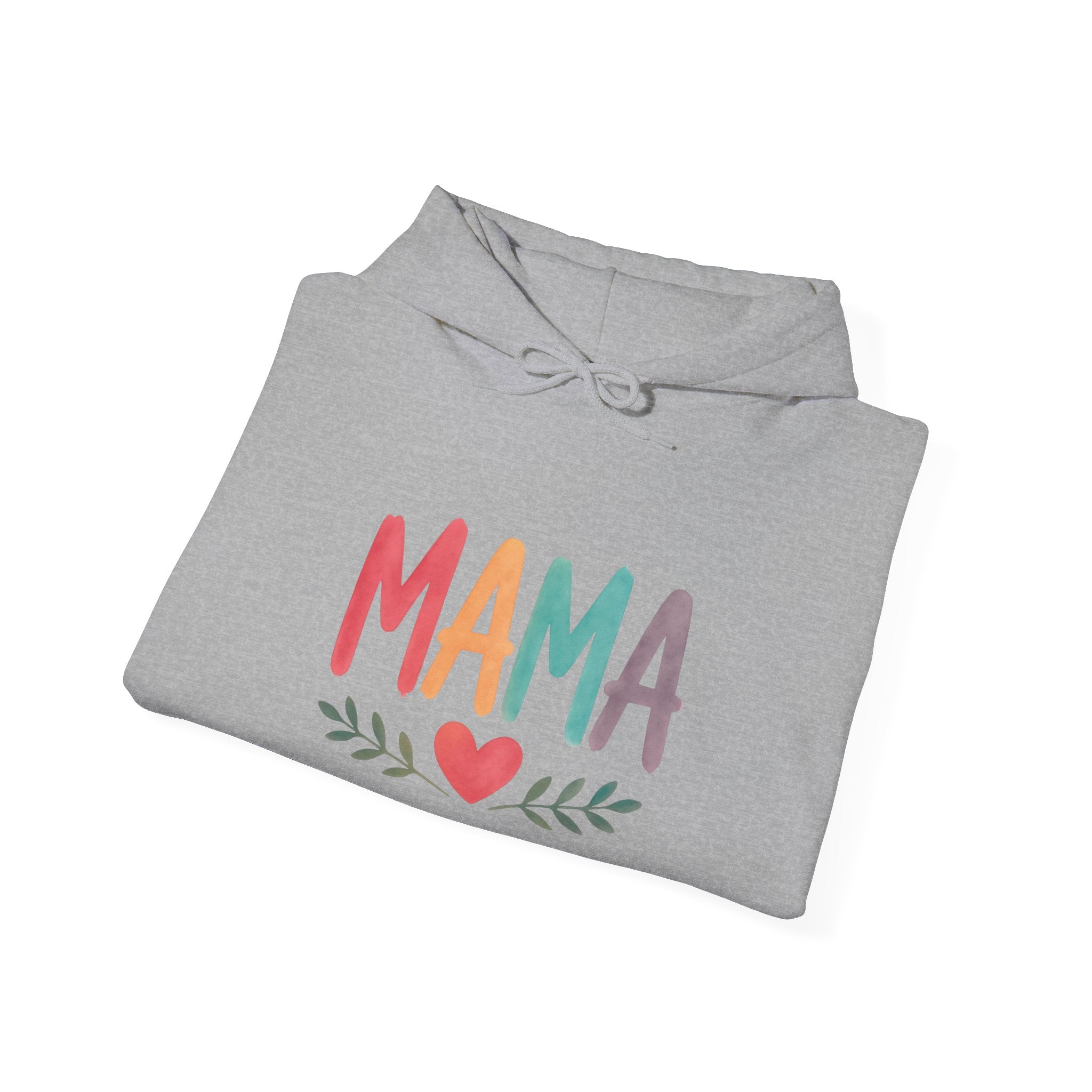 Rainbow Mama Hoodie – Cute Mom Sweatshirt, Mother’s Day Gift, Minimalist Mama Pullover, Trendy Mom Outfit, Cozy Gift for Moms