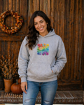 Floral Rainbow Mama Hoodie – Cute Mom Sweatshirt, Mother’s Day Gift, Colorful Mama Pullover, Cozy Gift for Moms