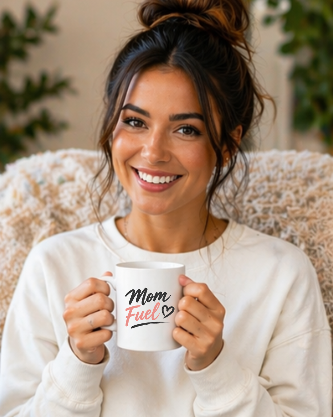 Mom Fuel Coffee Mug – Funny Mom Mug, Gift for Mom, Mother’s Day Mug, Coffee Lover Gift, Cute Mom Cup