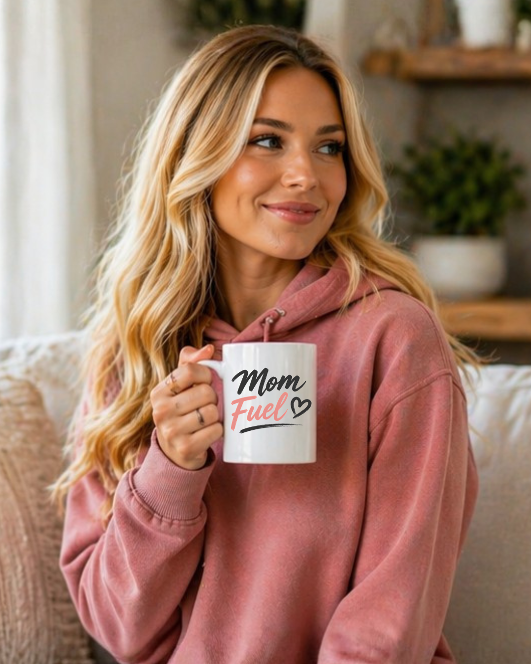 Mom Fuel Coffee Mug – Funny Mom Mug, Gift for Mom, Mother’s Day Mug, Coffee Lover Gift, Cute Mom Cup