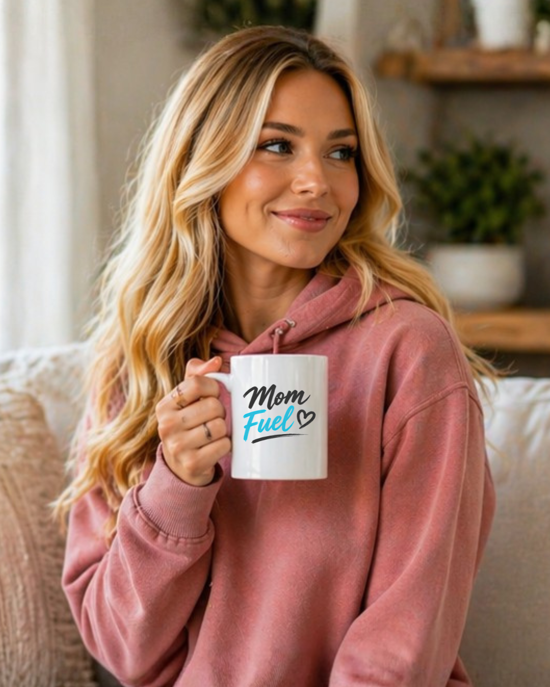 Mom Fuel Coffee Mug – Funny Mom Mug, Gift for Mom, Mother’s Day Mug, Coffee Lover Gift, Cute Mom Cup