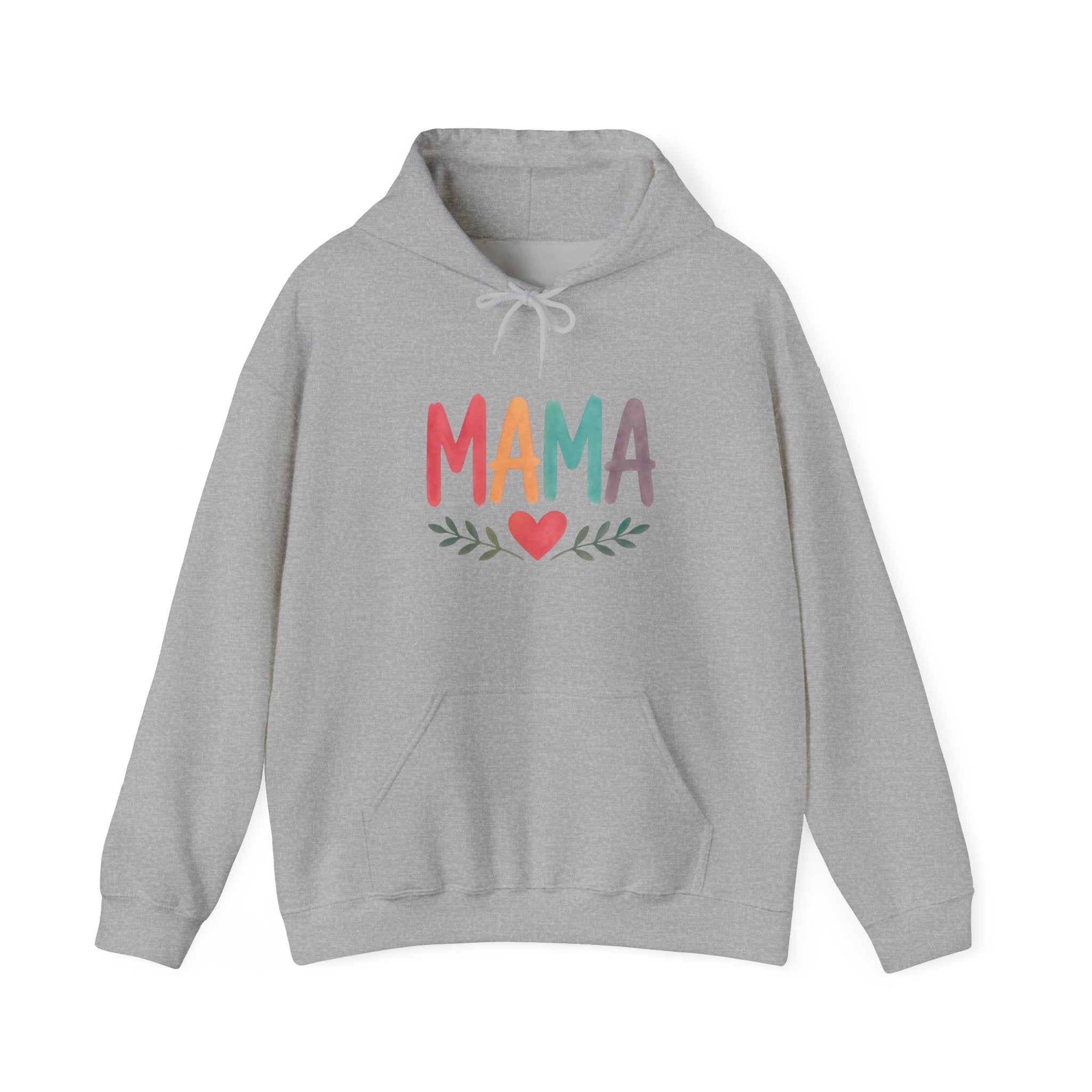 Rainbow Mama Hoodie – Cute Mom Sweatshirt, Mother’s Day Gift, Minimalist Mama Pullover, Trendy Mom Outfit, Cozy Gift for Moms