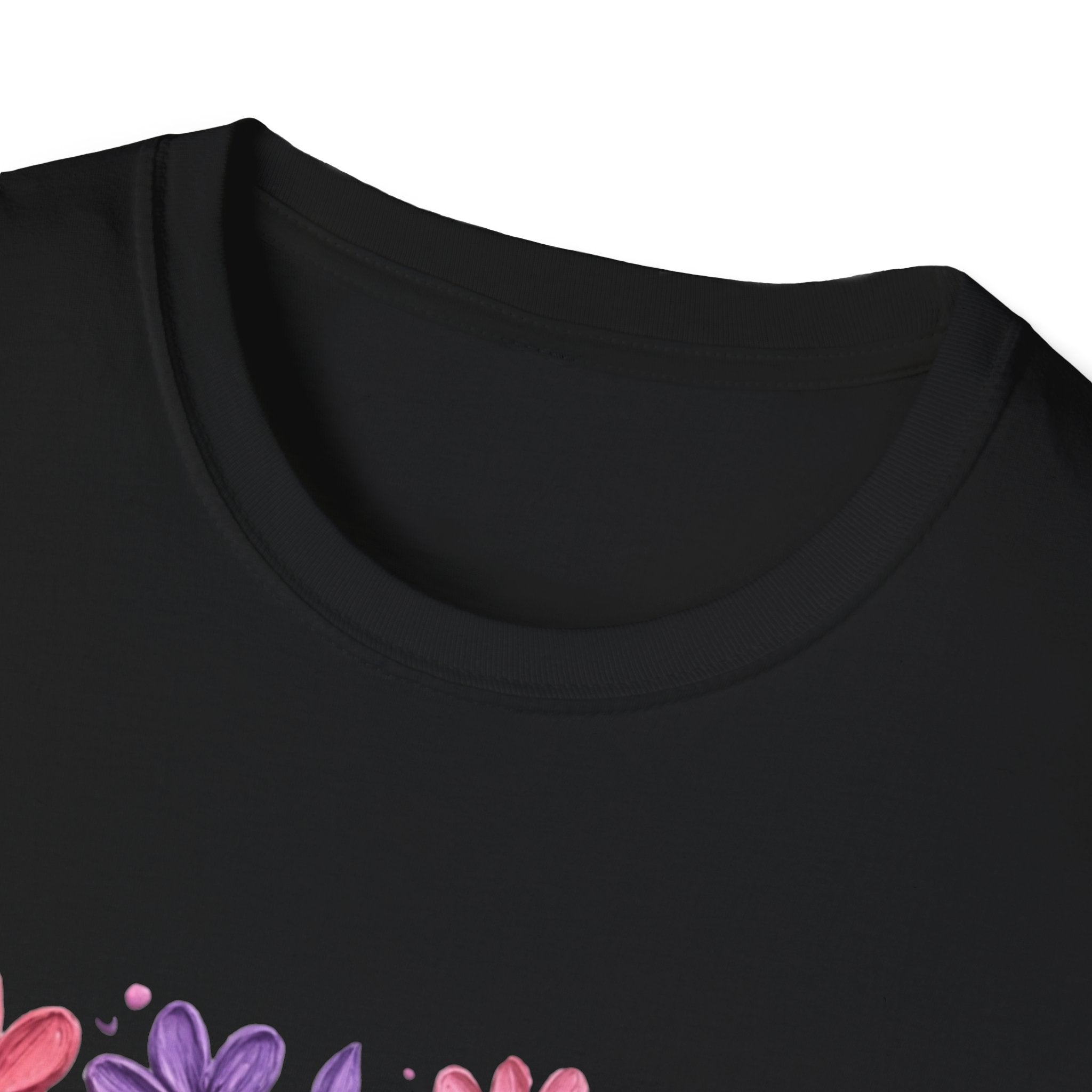 Mama Floral T-Shirt — Pink & Purple Flower Mother's Day Tee