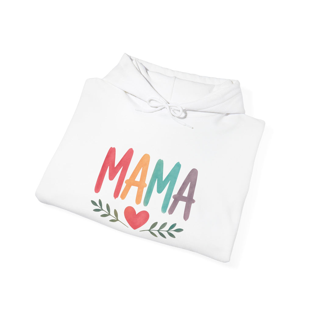 Rainbow Mama Hoodie – Cute Mom Sweatshirt, Mother’s Day Gift, Minimalist Mama Pullover, Trendy Mom Outfit, Cozy Gift for Moms