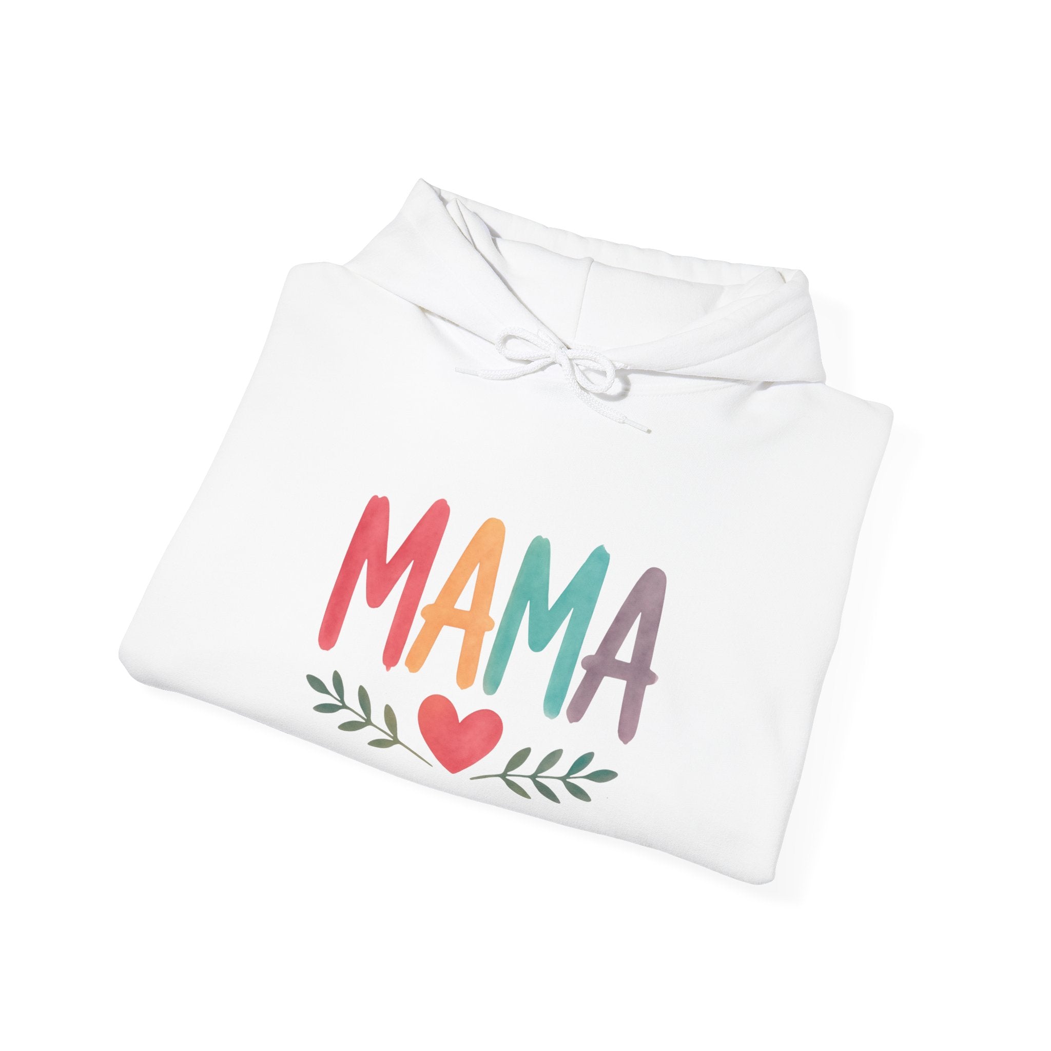 Rainbow Mama Hoodie – Cute Mom Sweatshirt, Mother’s Day Gift, Minimalist Mama Pullover, Trendy Mom Outfit, Cozy Gift for Moms