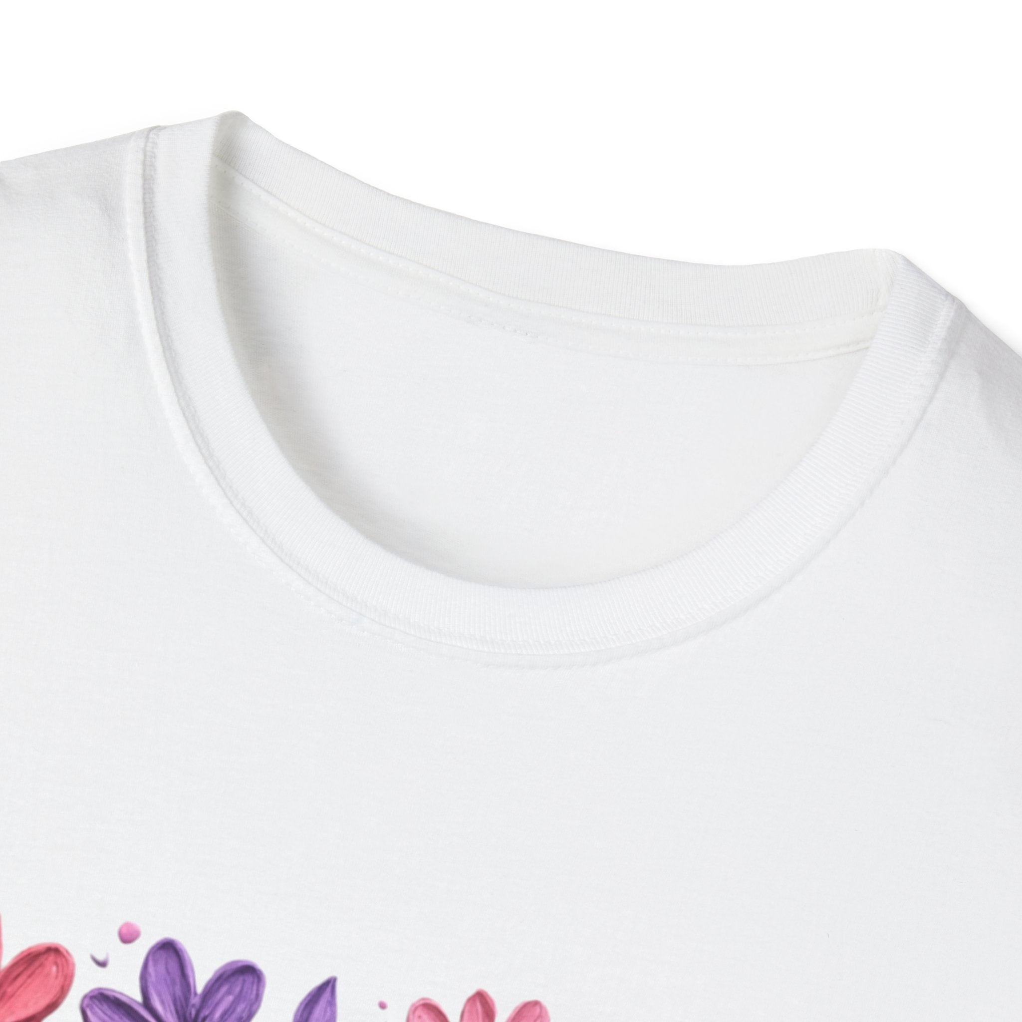 Mama Floral T-Shirt — Pink & Purple Flower Mother's Day Tee