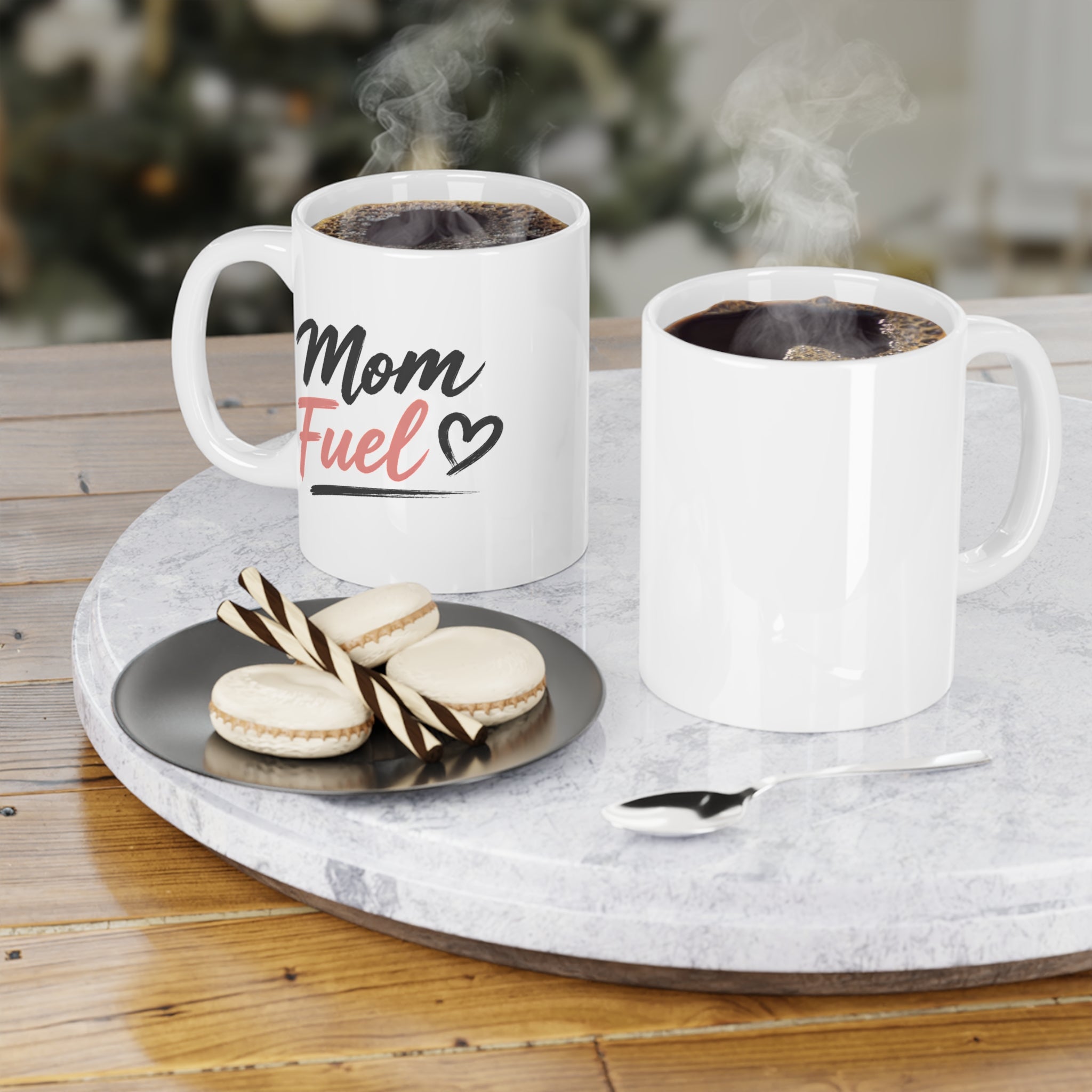 Mom Fuel Coffee Mug – Funny Mom Mug, Gift for Mom, Mother’s Day Mug, Coffee Lover Gift, Cute Mom Cup
